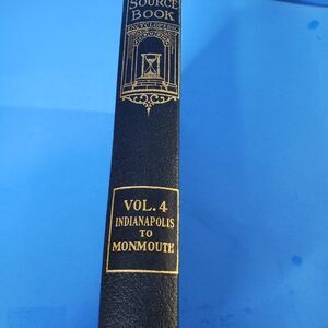 Vintage 1924 Black with Gold The Source Book Vol4 vol Indianapolis to Monmouth